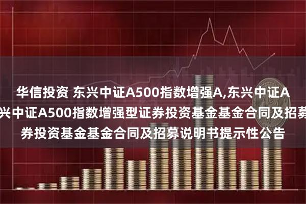 华信投资 东兴中证A500指数增强A,东兴中证A500指数增强C: 东兴中证A500指数增强型证券投资基金基金合同及招募说明书提示性公告